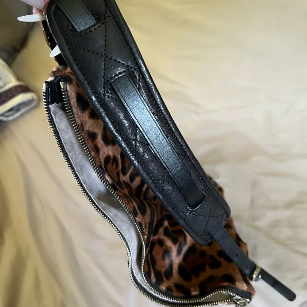 Jimmy Choo leopard calf hair and leather bag - Picture 6 of 16